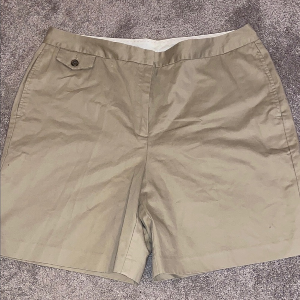 Lands' End Khaki Beige Women's Shorts